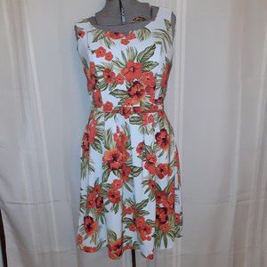 AGB Dress - Hawaiian Print